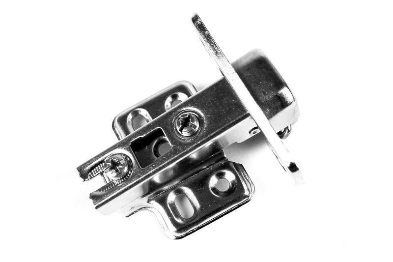 Berta (20 Pieces) Full Overlay Frameless European Hinges, 105 Degree 2-Cam 4-Way Adjustable Concealed Kitchen Cabinet Door Hinges with Screws - Image 3